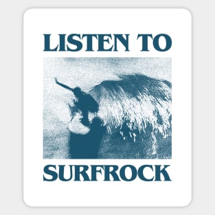 Listen To Surfrock Sticker